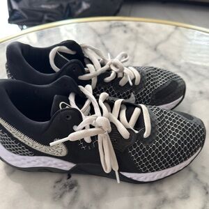Nike Black and White Athletic Shoes